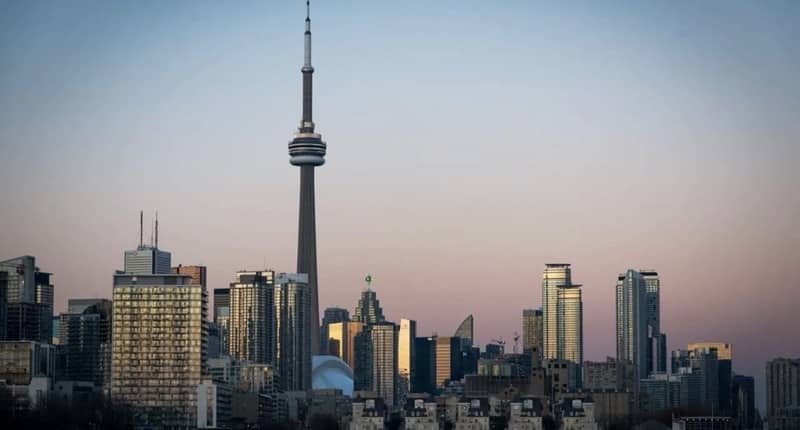 Toronto city skyline during the day